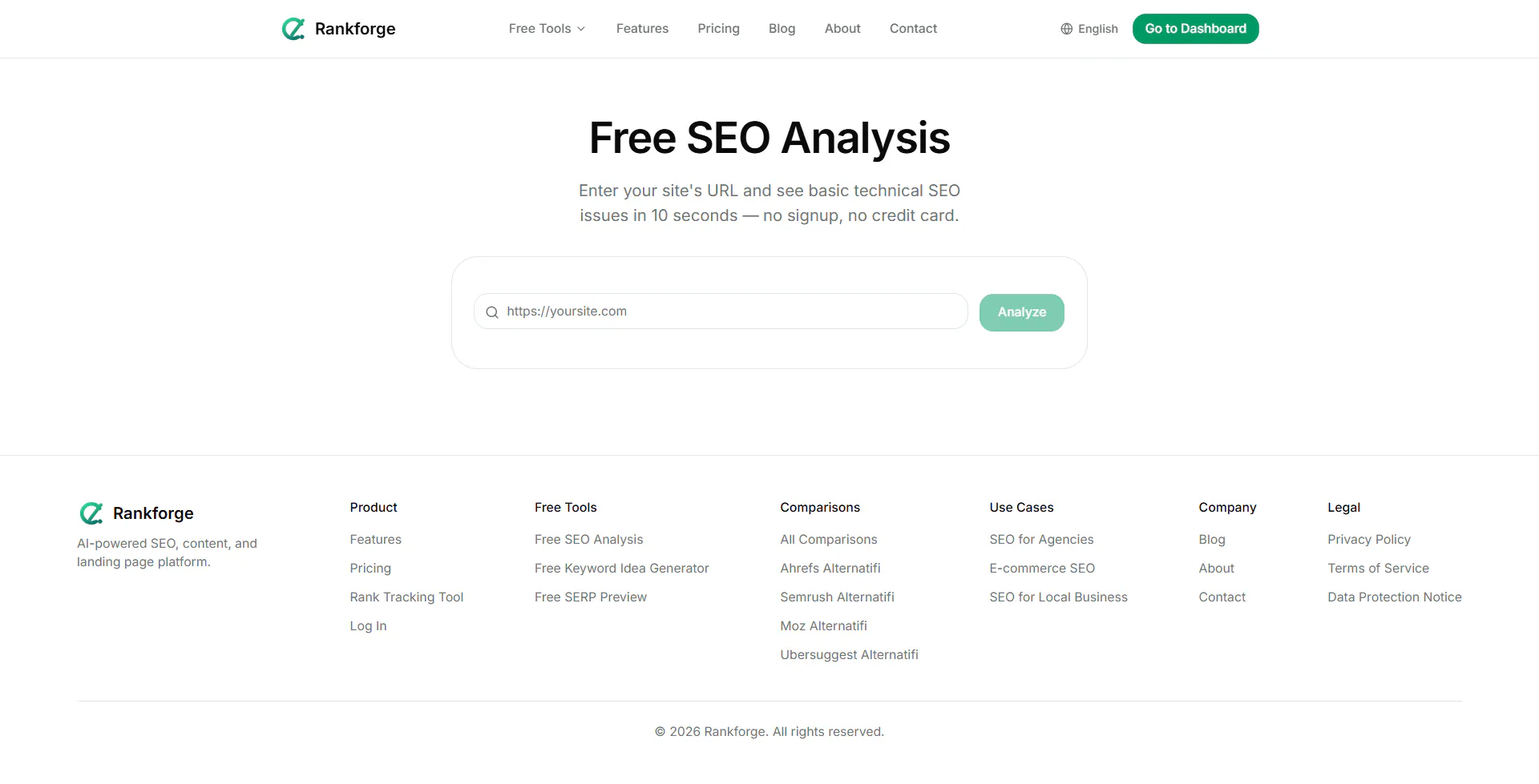 Rankforge — AI-Powered SEO Software gallery image