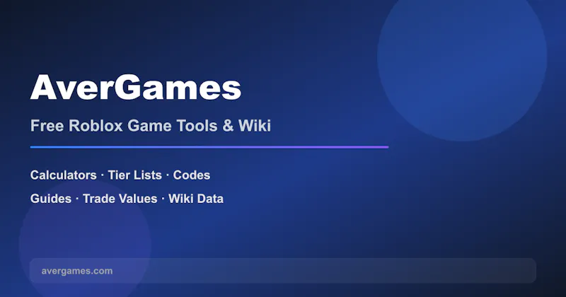 AverGames Free Roblox Games Calculators  screenshot 1