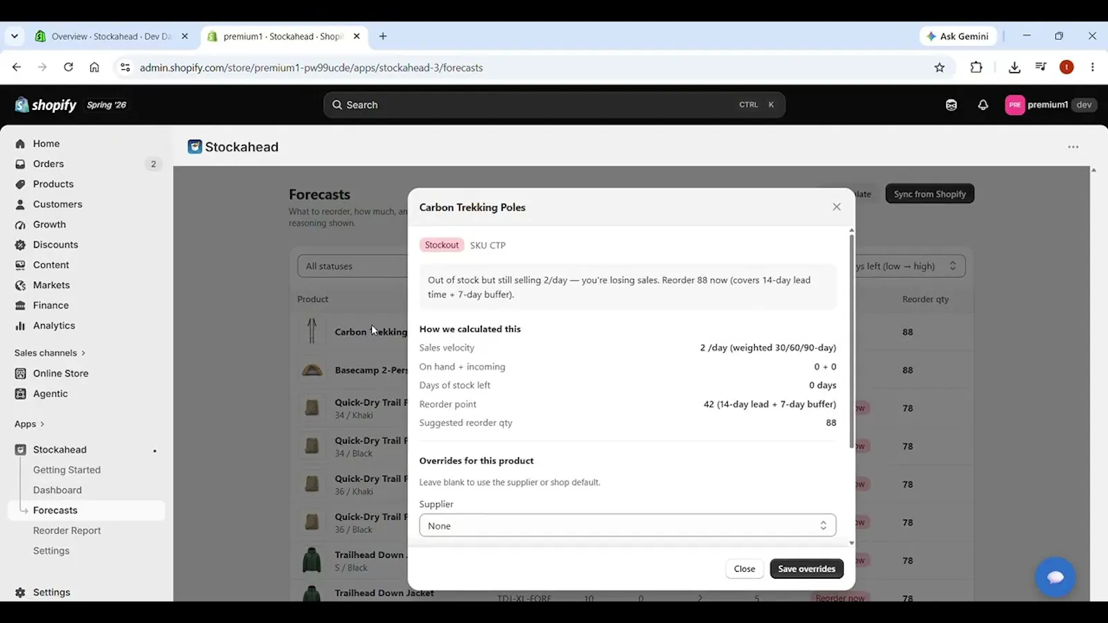 Foreshelf ‑ Stock Forecasting screenshot 1 (video preview)