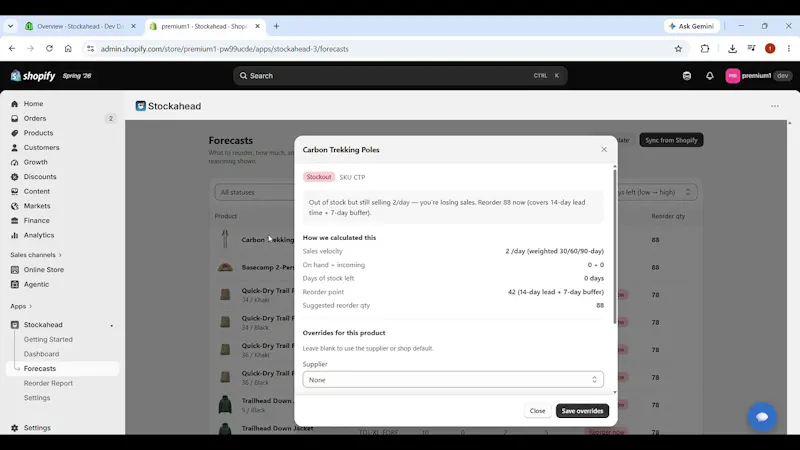 Foreshelf ‑ Stock Forecasting screenshot 1 (video preview)