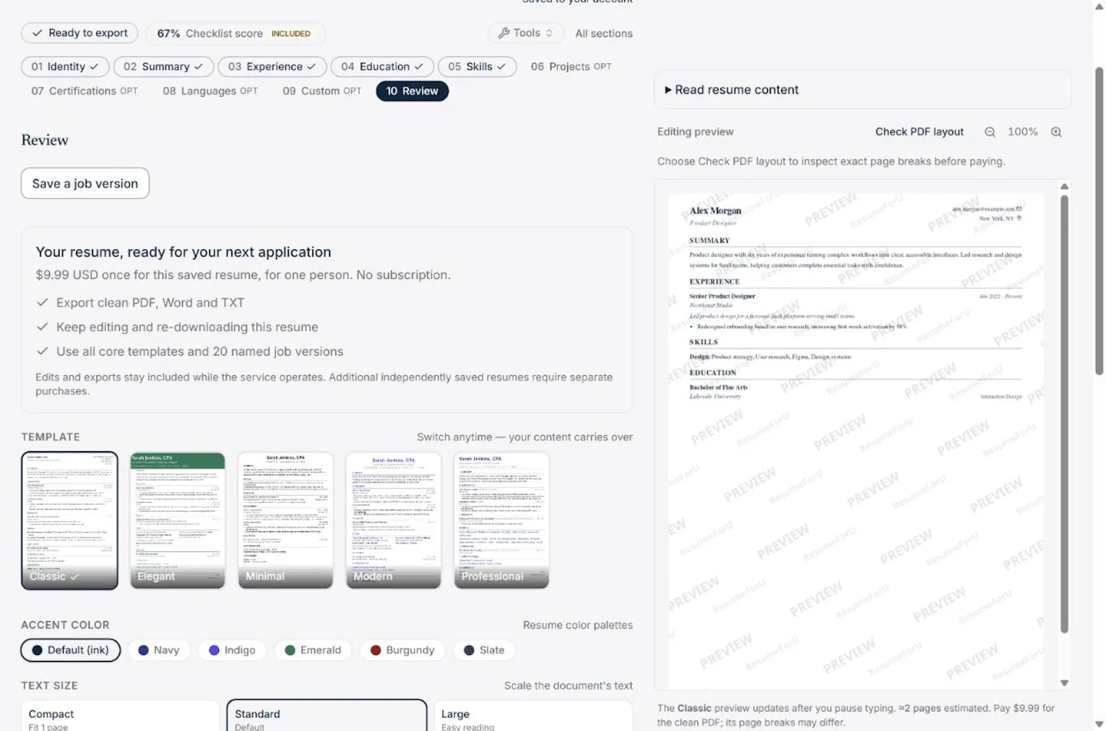 ResumeForU screenshot 3