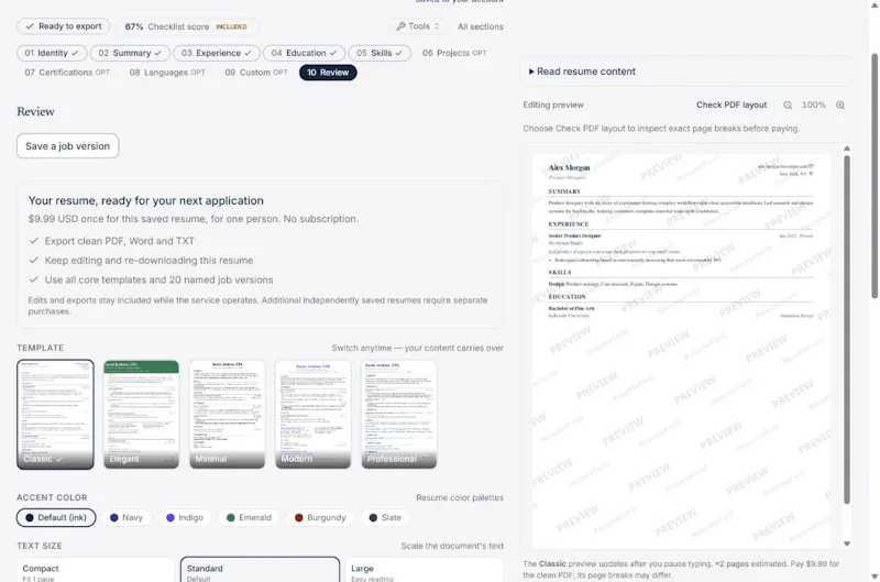 ResumeForU screenshot 3