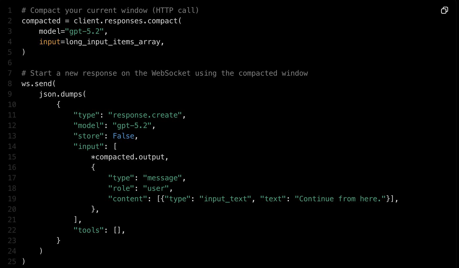 OpenAI WebSocket Mode for Responses API - Screenshot 3 showing product features and functionality