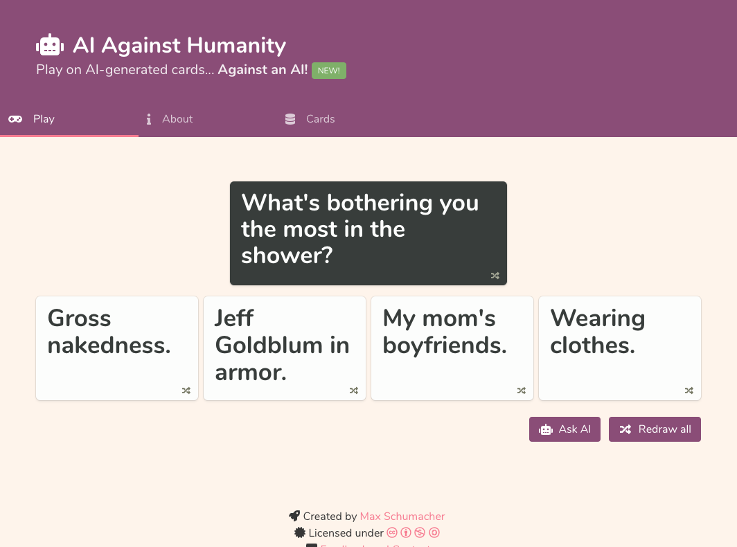 AI Against Humanity