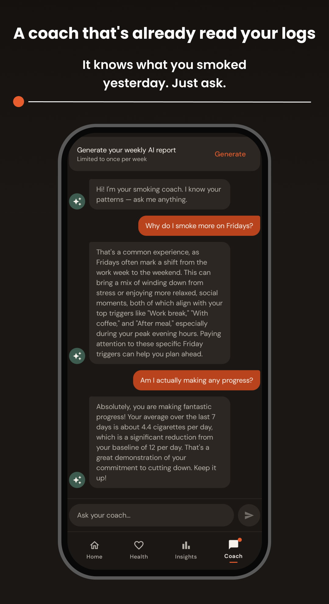Sutts: Cigarette Tracker AI gallery image