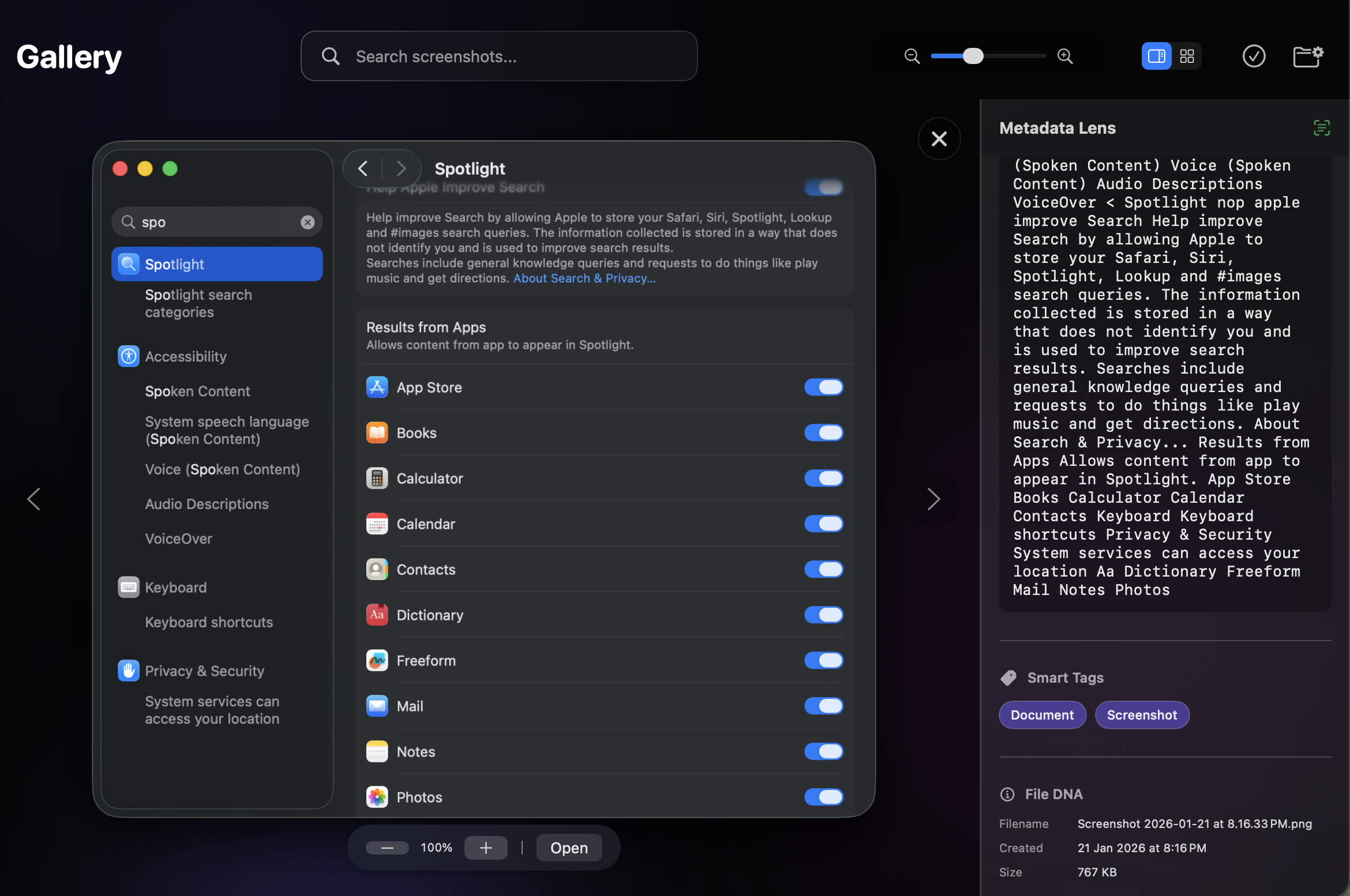 ScreenSorts - Screenshot 2 showing product features and functionality
