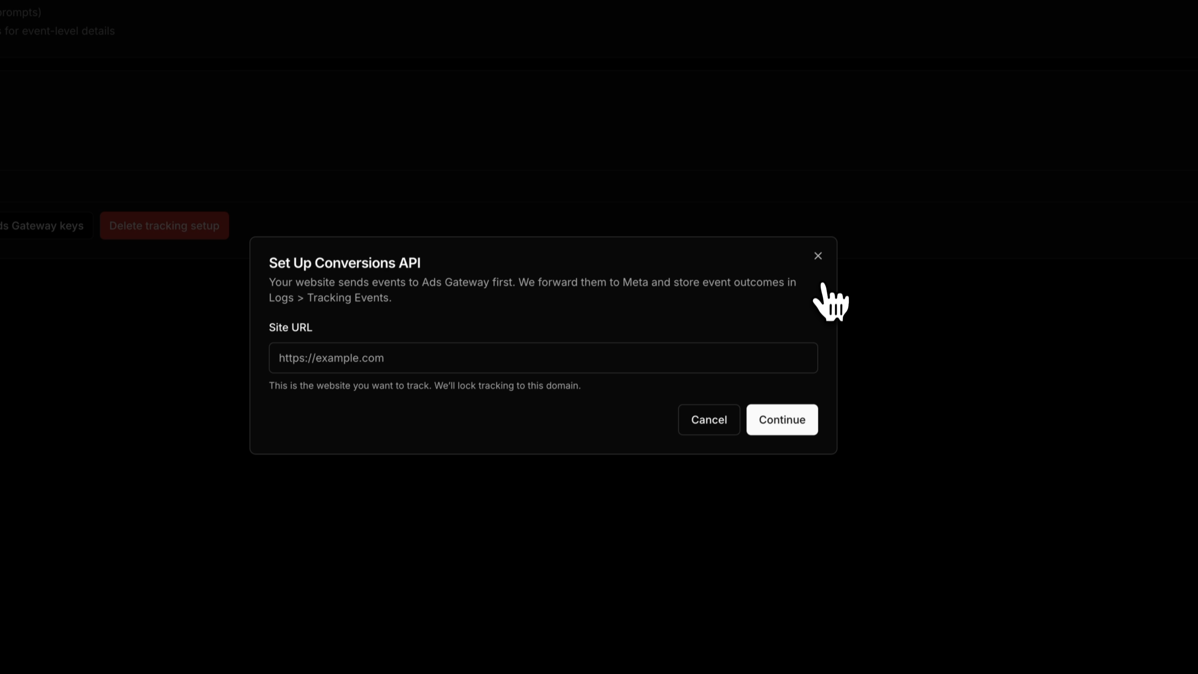 Ads Gateway - Screenshot 2 showing product features and functionality