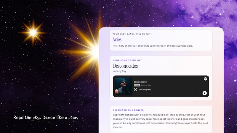 Bachata horoscope for dancers screenshot 3