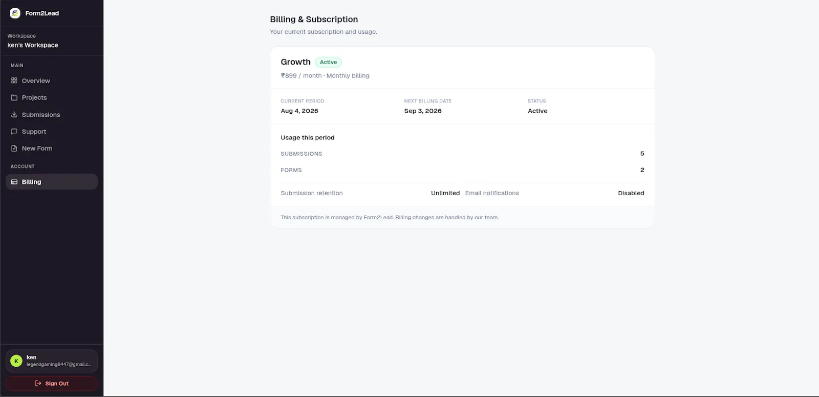 Form2Lead screenshot 2