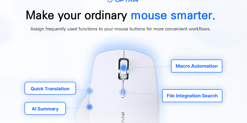 Optain beta -Upgrade your ordinary mouse