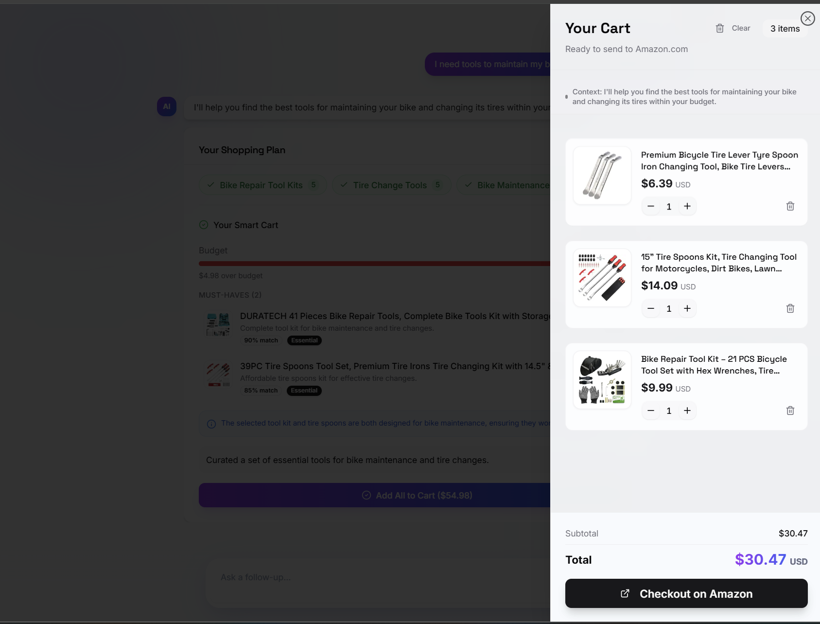 LogiCart: Your AI shopping assistant gallery image