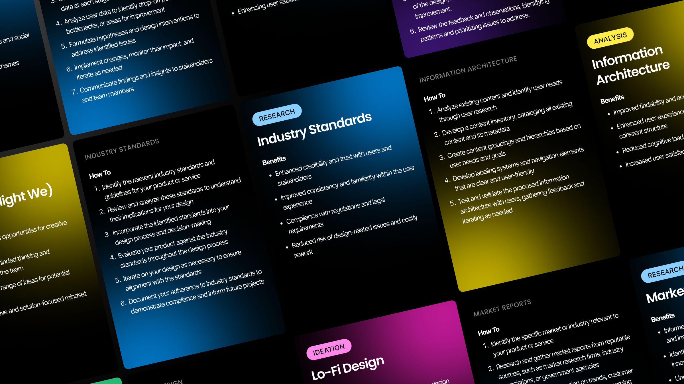 Cartões de flash de design ux media 3