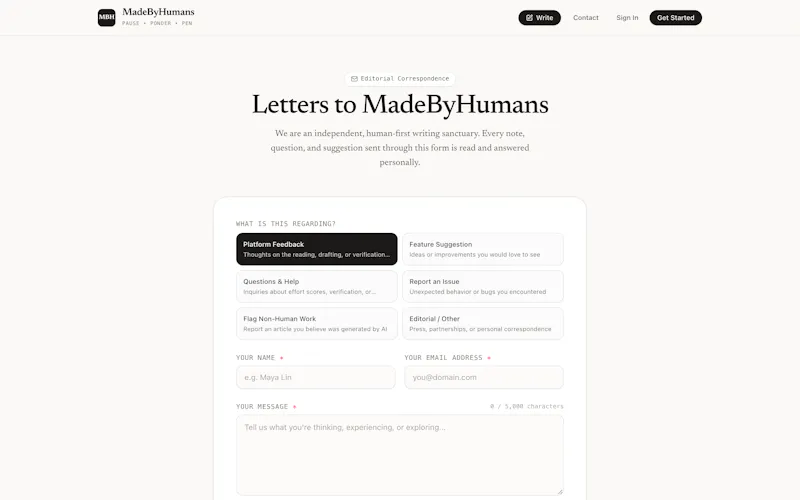MadeByHumans screenshot 5
