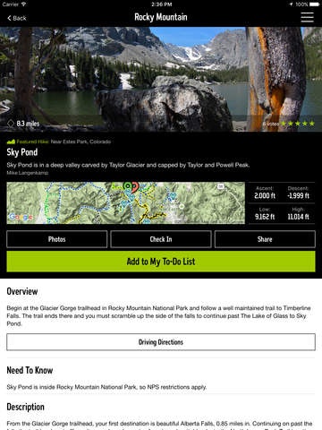 REI - National Parks Guide & Maps app  gallery image