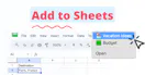 Add to Sheets Chrome Extension