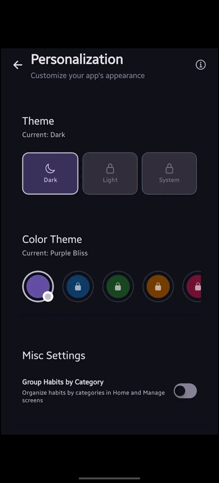 Habit Rise - Habit Tracker - Screenshot 3 showing product features and functionality