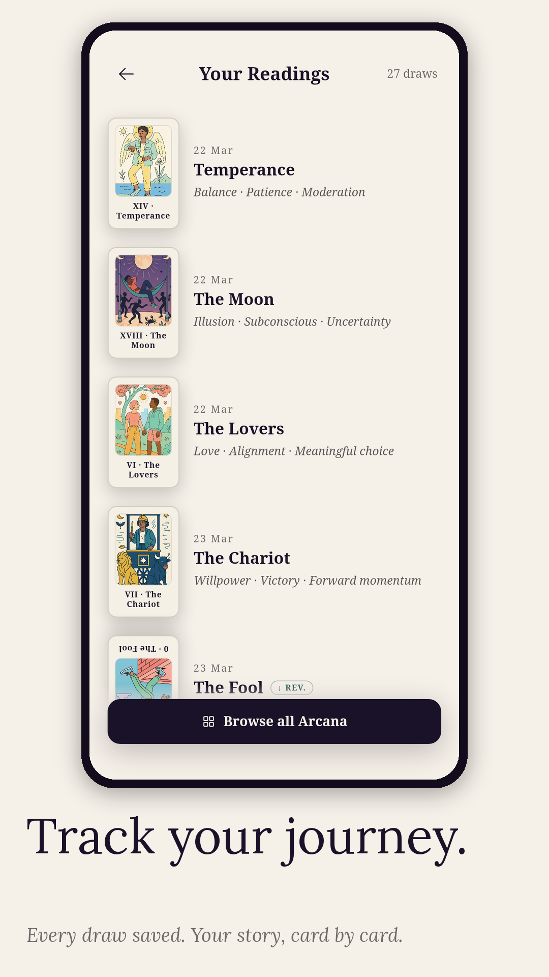 Arcana — Daily Tarot gallery image