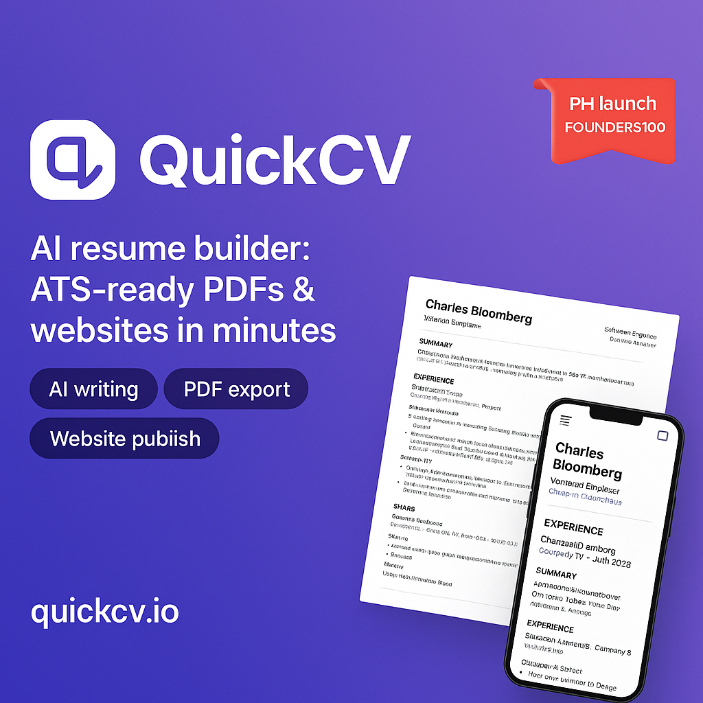 QuickCV gallery image