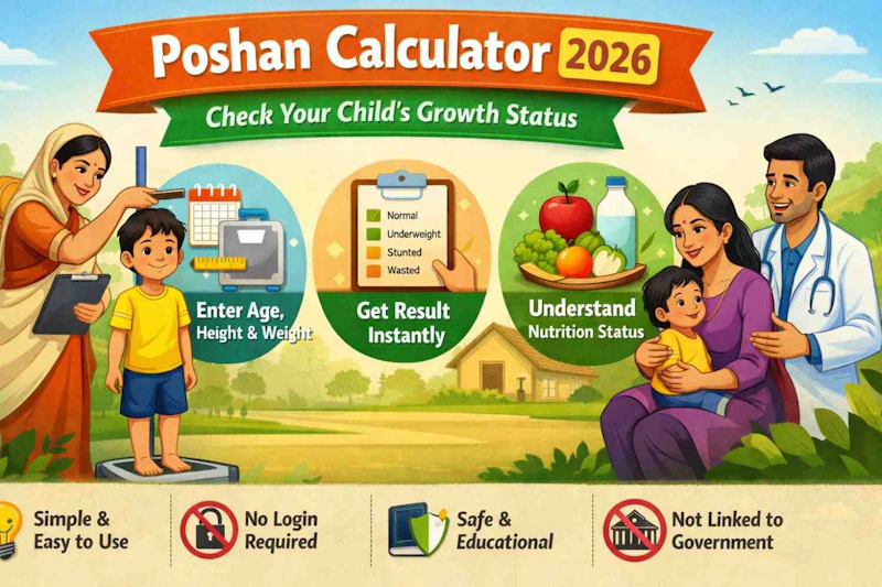 Poshan Calculator screenshot 1