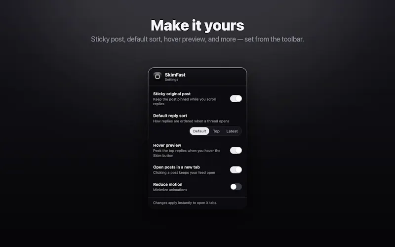 SkimFast screenshot 4