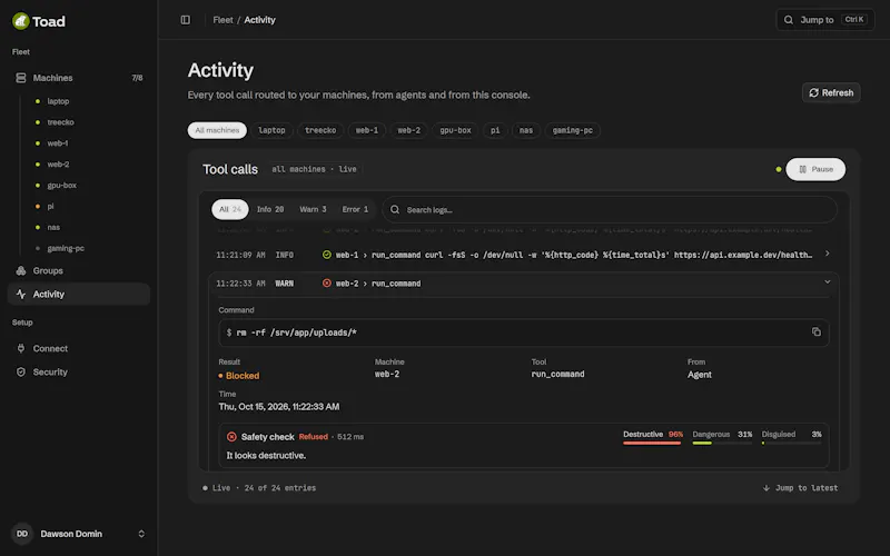Toad screenshot 3