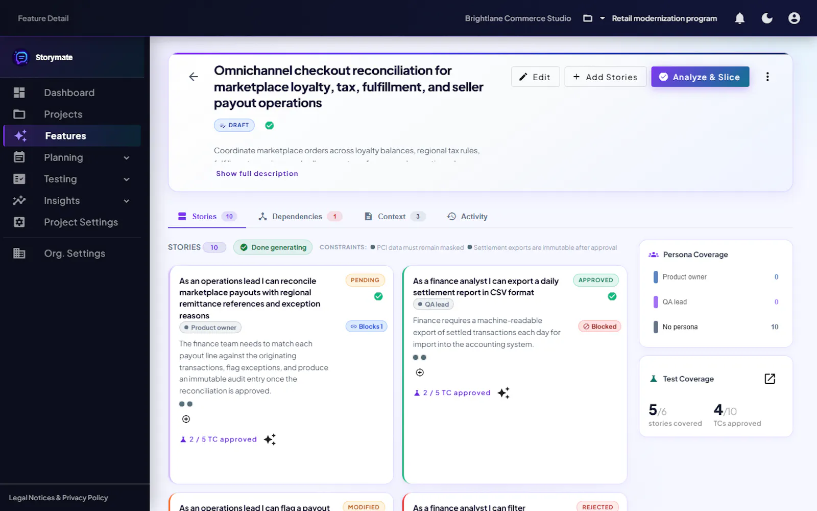 Storymate screenshot 1
