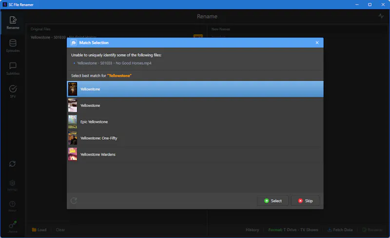 SC File Renamer screenshot 3