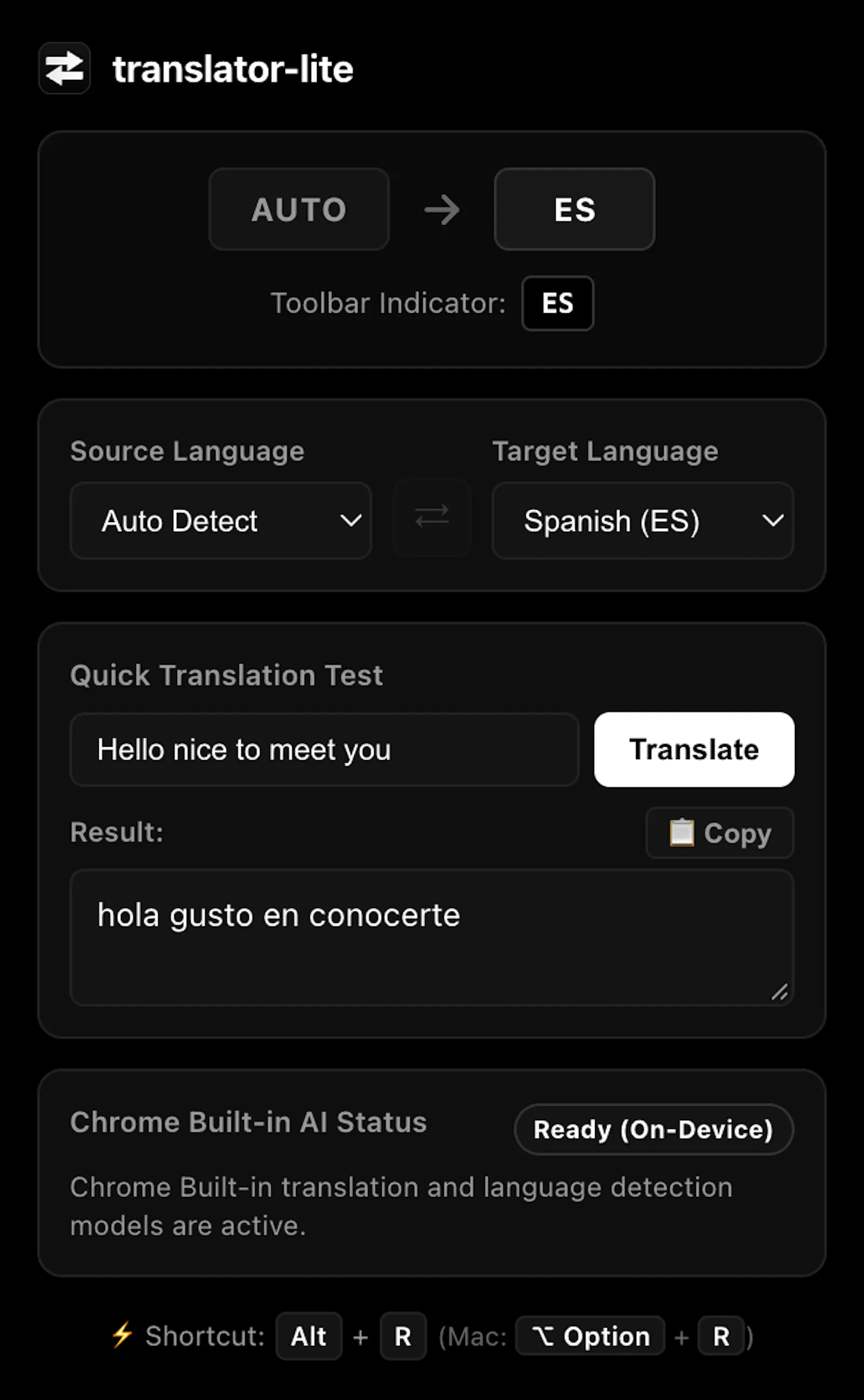Translator Lite screenshot 4