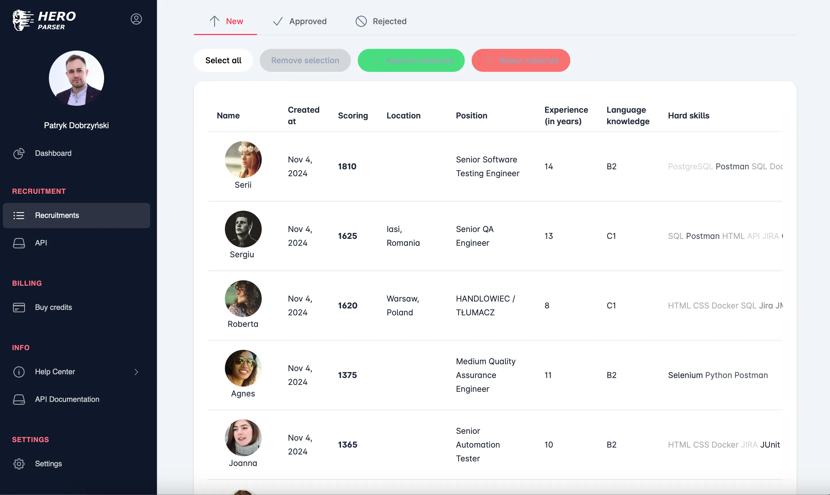 Hero Parser - Resume Assessment Tool gallery image
