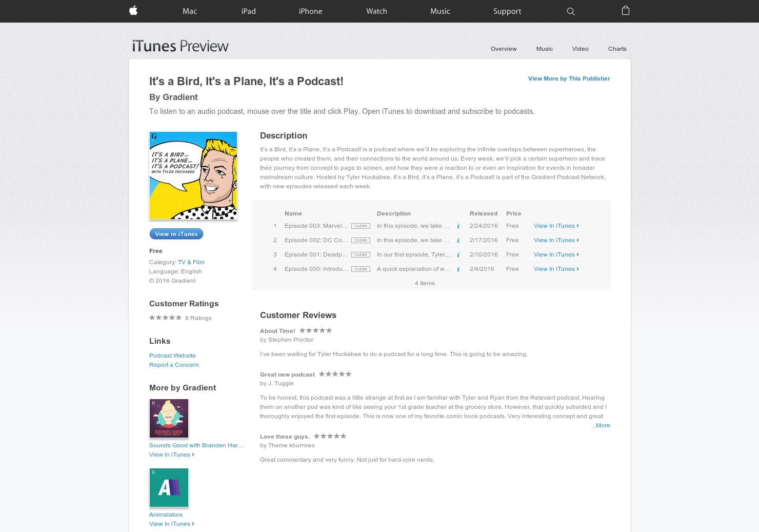 It's a Bird, It's a Plane, It's a Podcast! gallery image