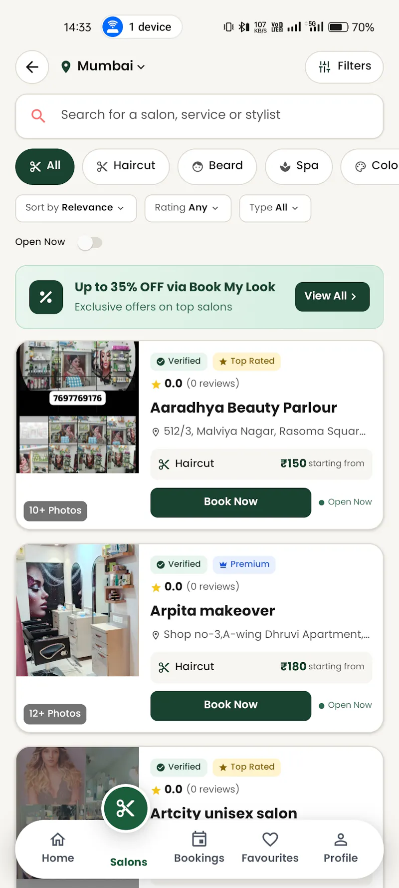 Book My Look screenshot 3