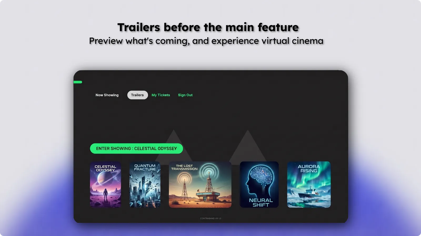 CONTRABAND VR Cinema gallery image