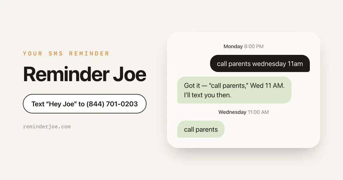 Reminder Joe gallery image