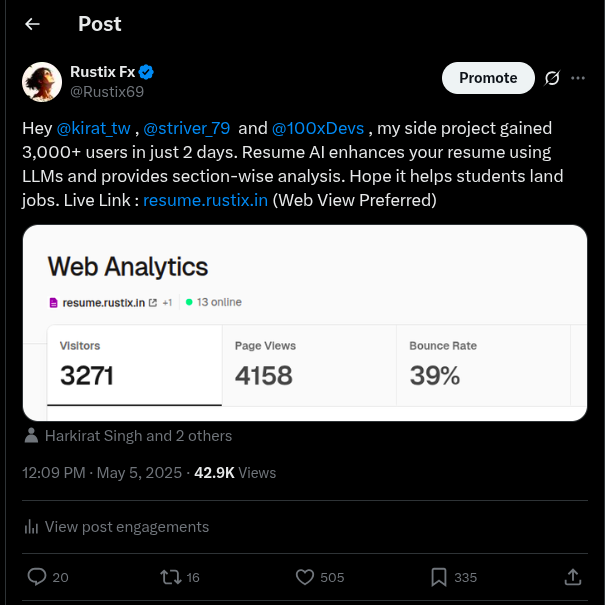 Resume AI gallery image