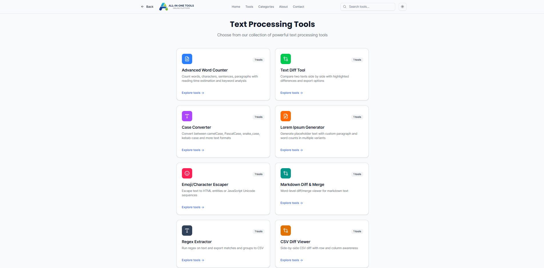 all-in-one-onlinetools - Screenshot 4 showing product features and functionality