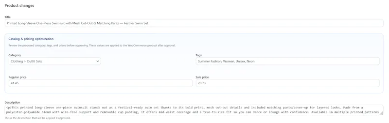 Aliexpress AI Product Importer Woo screenshot 2