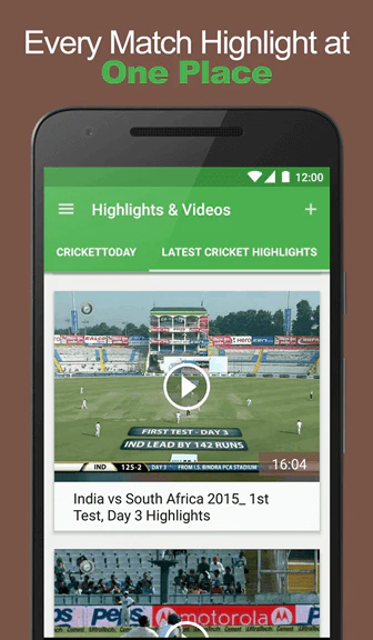 CricVideos: Cricket Highlights 