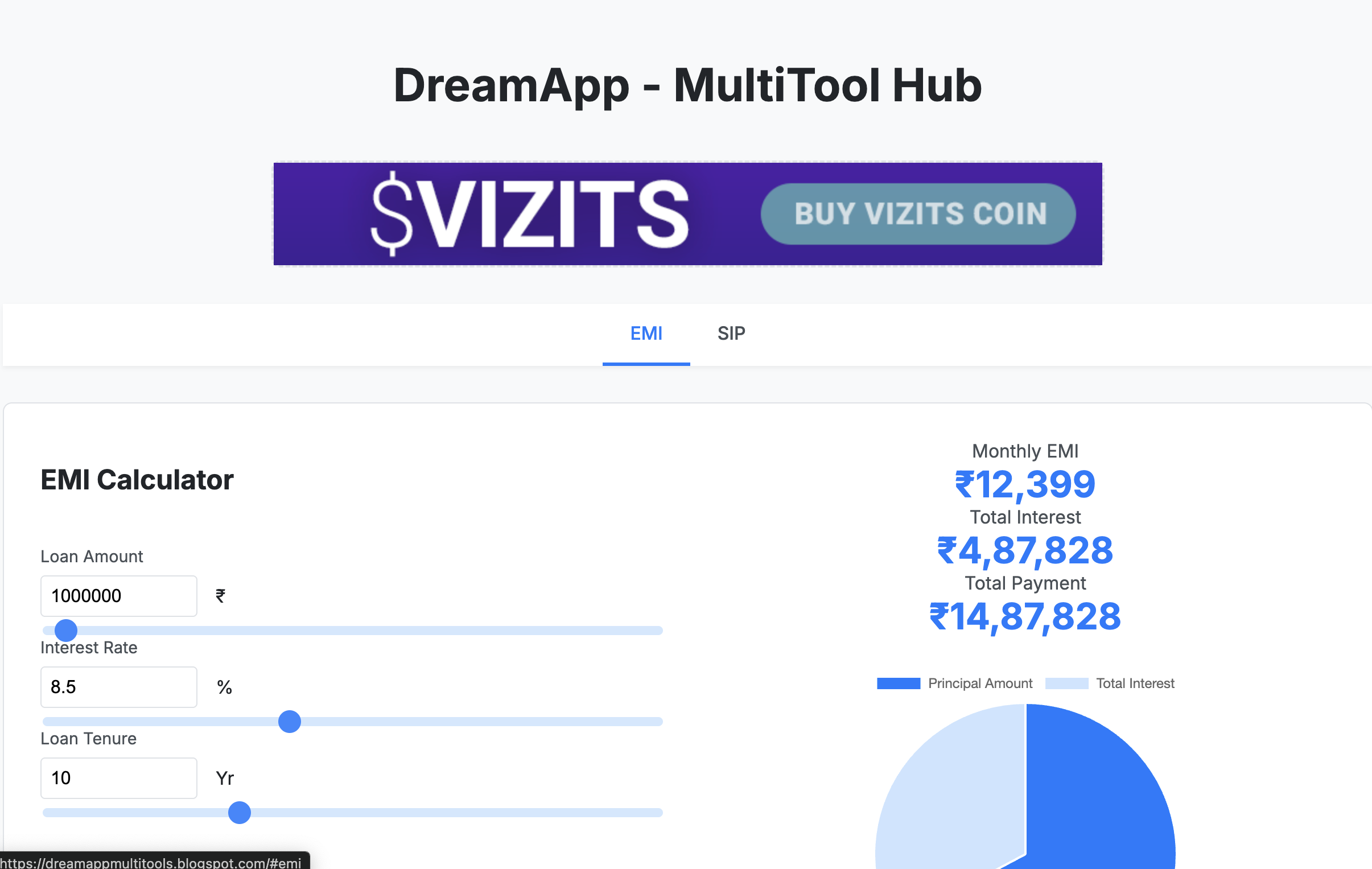 DreamApp Simple EMI & SIP gallery image