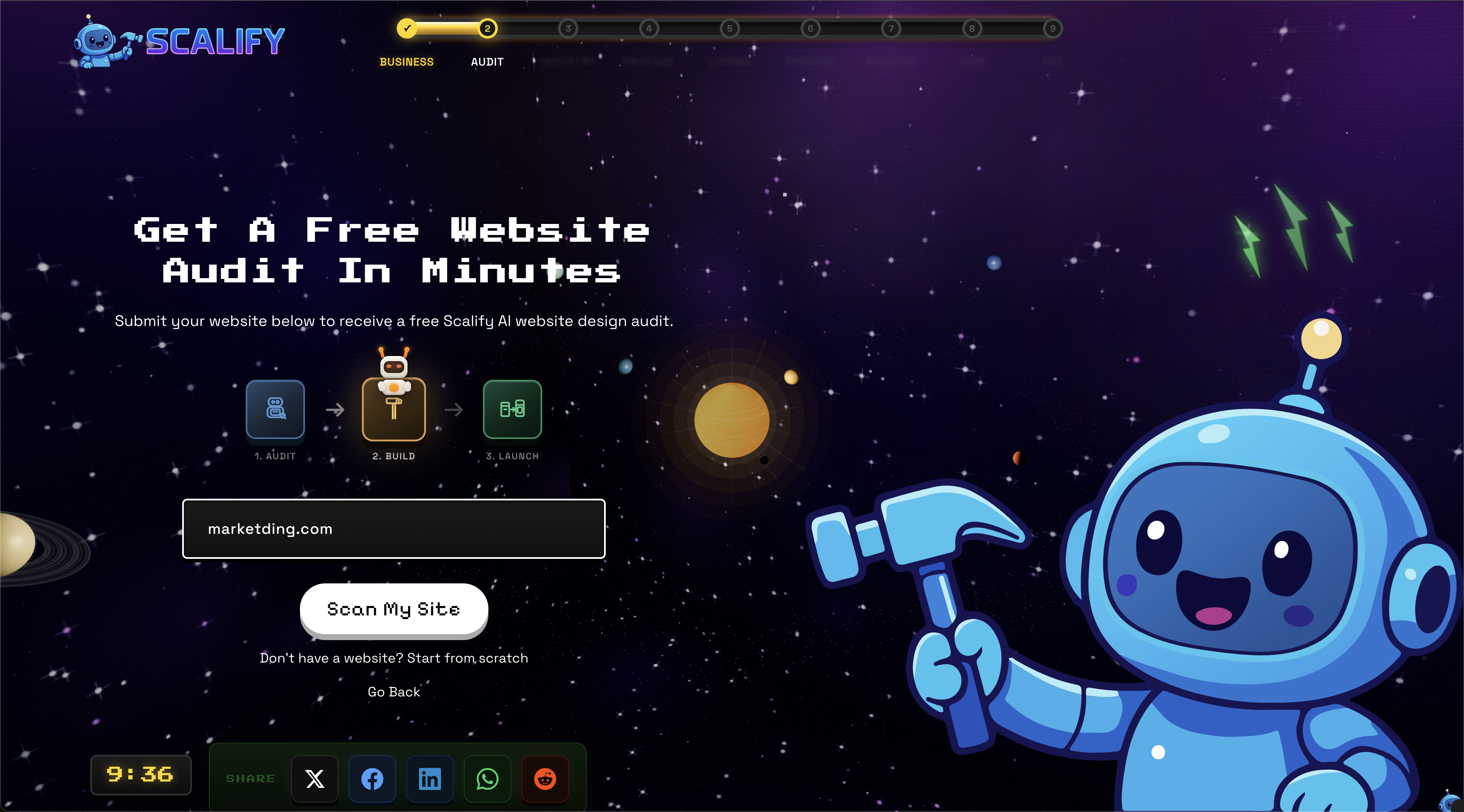Scalify.ai - Screenshot 4 showing product features and functionality