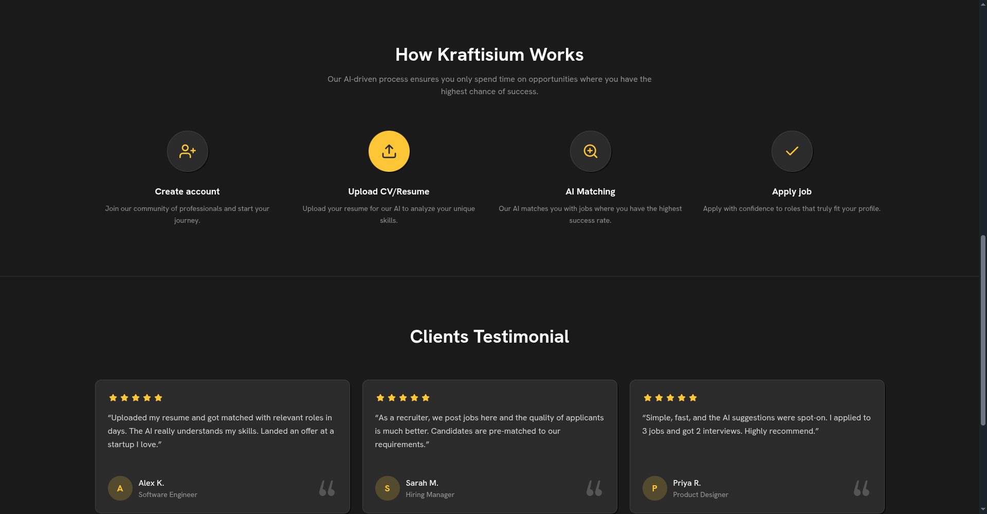 AI finds jobs that fit your resume. gallery image