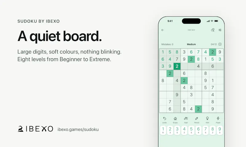 Sudoku by Ibexo screenshot 3