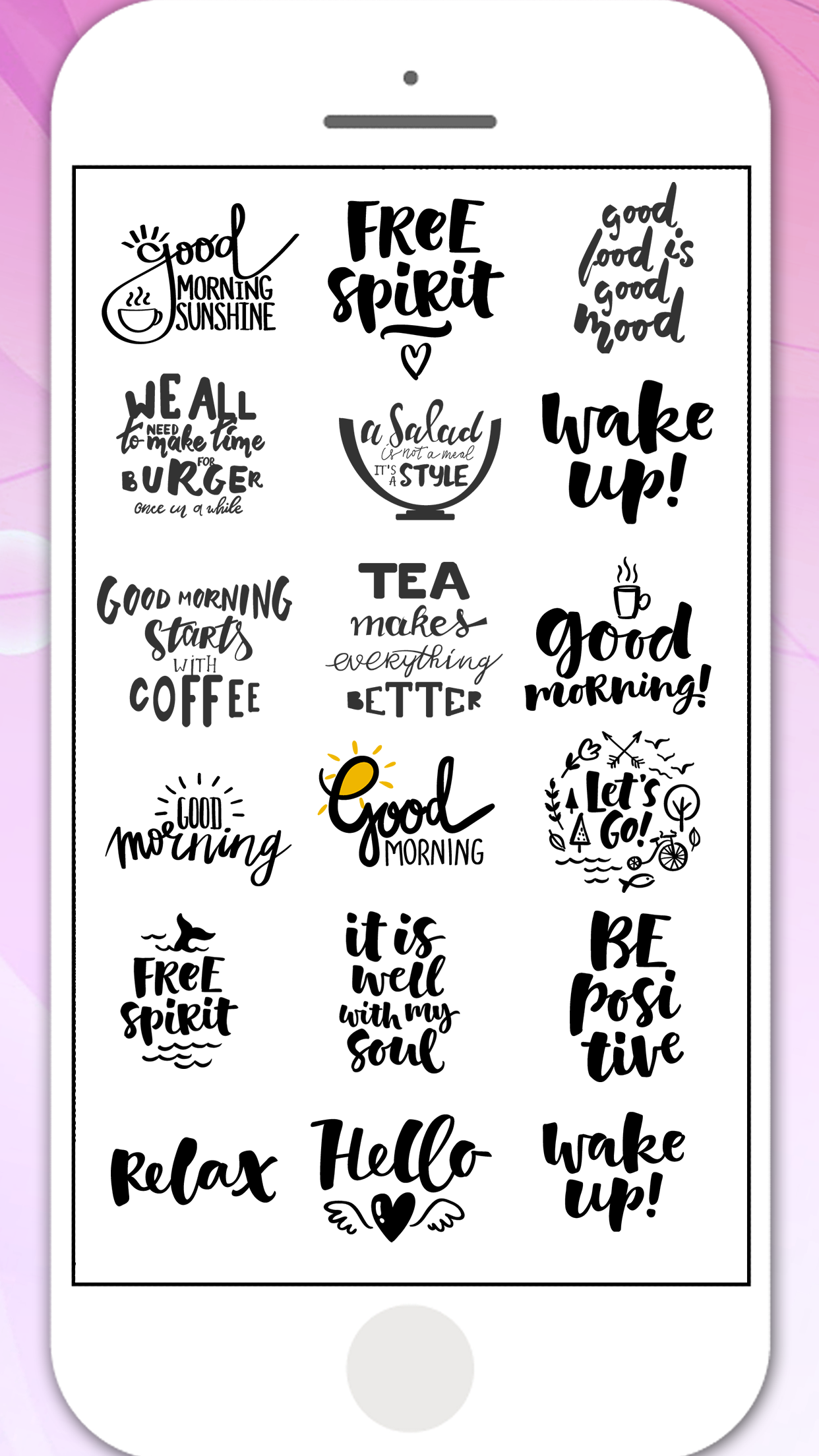 Good Morning Stickers - iMessage gallery image