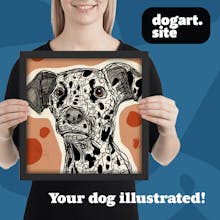 Custom Dog Art based your dog photo gallery image