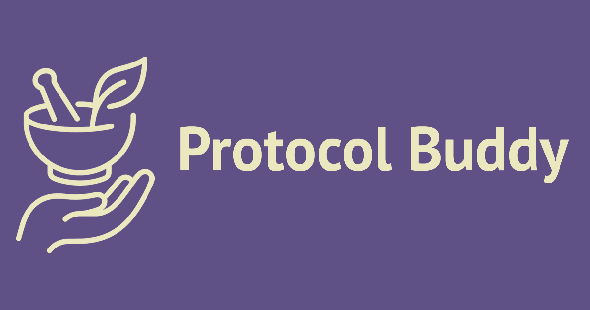 Protocol Buddy - Smart Dosing - Main screenshot showing features and interface
