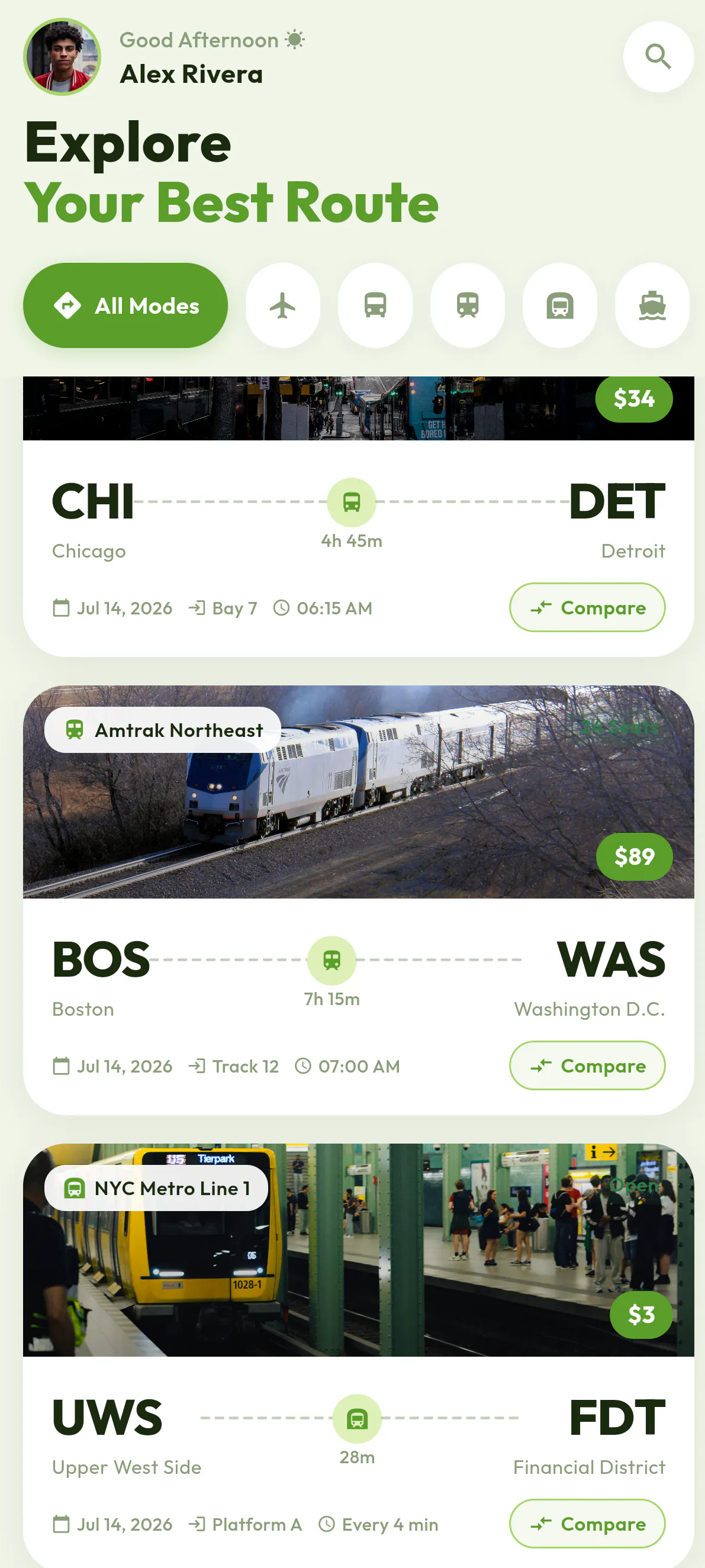 Transitcompare