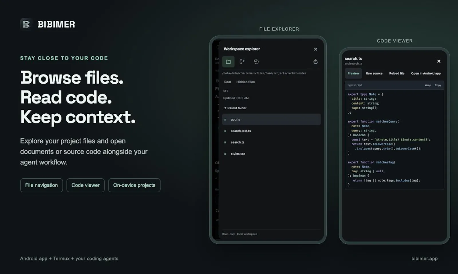 Bibimer · Your mobile ADE screenshot 3
