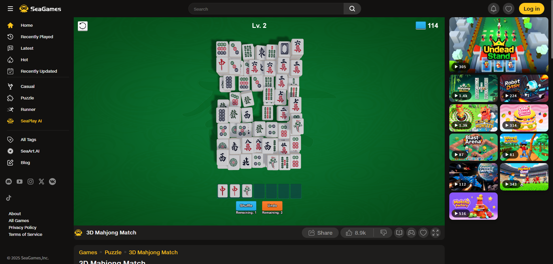 Seagames –Ad-Free Browser Games Platform gallery image