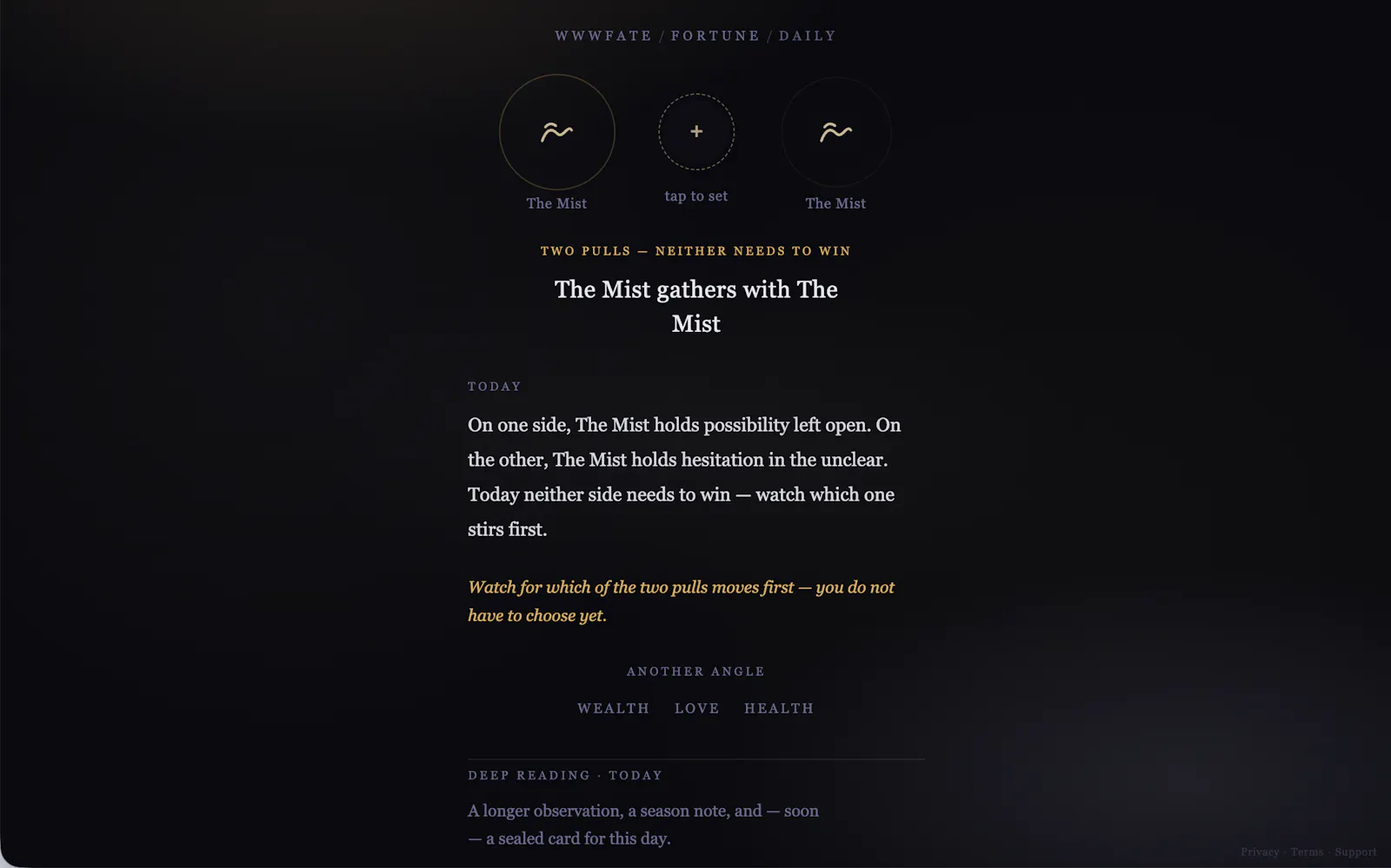 wwwfate.com screenshot 2