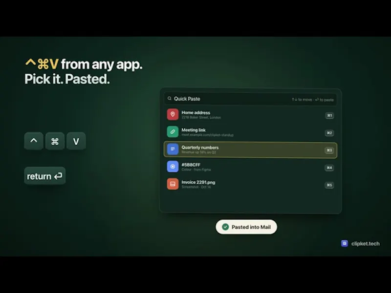 Clipket screenshot 1 (video preview)
