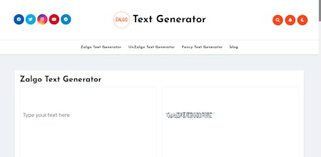 Zalgo Text Generators gallery image
